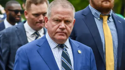Brian Kelly in a suit