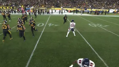 Cassius Marsh taunting the Steelers