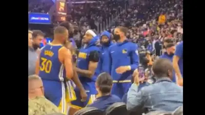 Draymond Green gets restrained