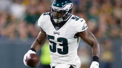 Nigel Bradham with the Eagles