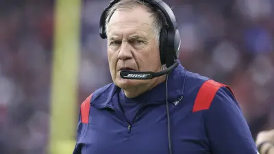 Bill Belichick looks on from the sideline