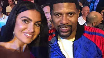 Molly Qerim and Jalen Rose pose together