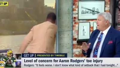 Rex Ryan cracks a foot joke