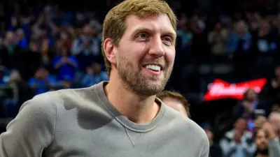 Dirk Nowitzki smiling