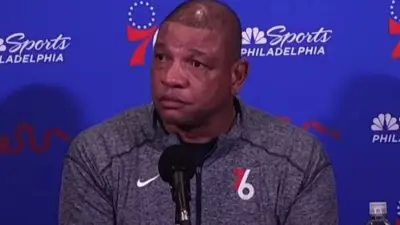 Doc Rivers being interviewed
