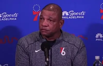 Doc Rivers being interviewed