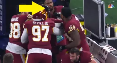 Jonathan Allen and Daron Payne fighting