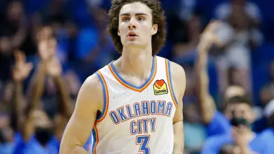 Josh Giddey in his Thunder uniform