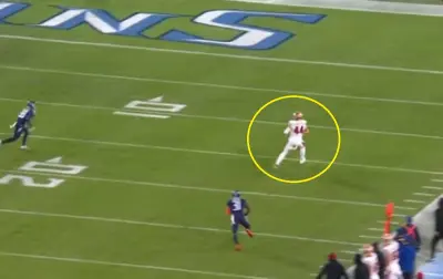 Kyle Juszczyk wide open
