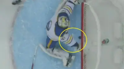 Malcolm Subban making an amazing save