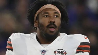 Myles Garrett on the field