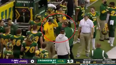 Matt Entz get in a staff members face