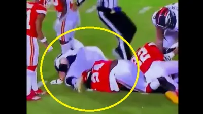 Quinn Meinerz lays on Melvin Ingram