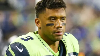 Russell Wilson in Seahawks gear