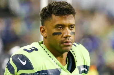 Russell Wilson in Seahawks gear