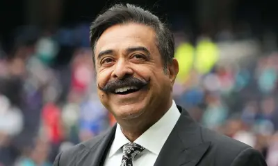 Shad Khan smiling