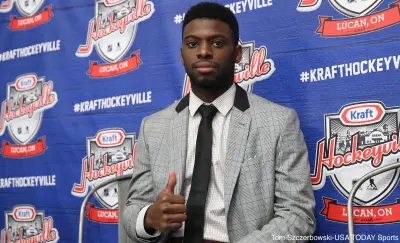 Jordan Subban gives a thumbs up