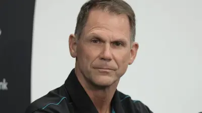 Trent Baalke at a press conference