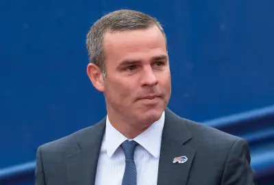 Brandon Beane before a game