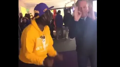 Brian Kelly dancing