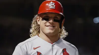 Harrison Bader smiling