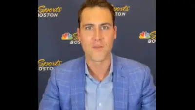 Matt Cassel talks with the media