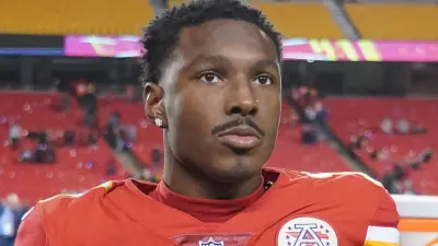 Mecole Hardman after a game