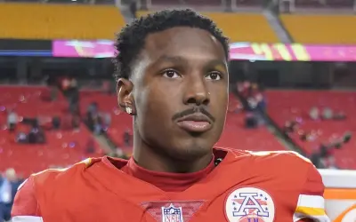 Mecole Hardman after a game
