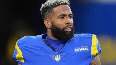 Odell Beckham in Rams gear