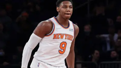 RJ Barrett on the court
