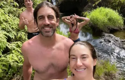 Aaron Rodgers with Shailene Woodley in Hawaii