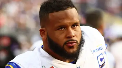 Aaron Donald before a game