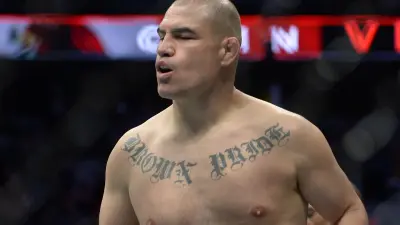Cain Velasquez in the cage