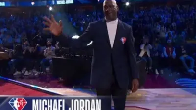 Michael Jordan at the All-Star Game