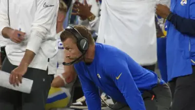 Sean McVay on the sideline