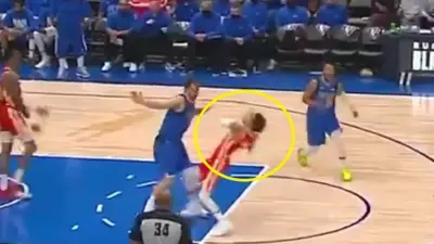 Trae Young flopping