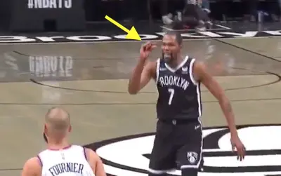 Kevin Durant taunts Evan Fournier