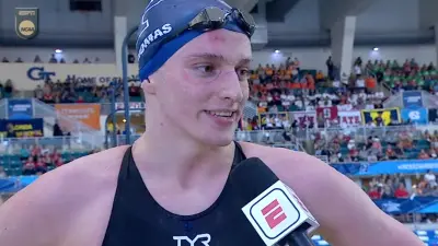 Lia Thomas gives an interview
