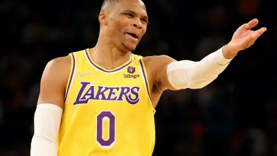 Russell Westbrook during a game