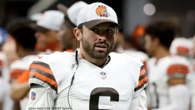 Baker Mayfield in a hat