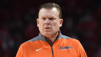 Brad Underwood in Illinois gear