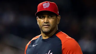Dave Martinez looking on