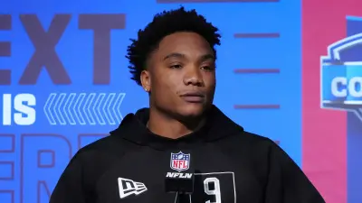 D'Eriq King at a press conference