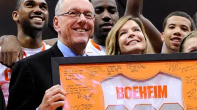 Jim Boeheim with wife Juli