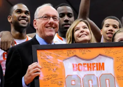 Jim Boeheim with wife Juli