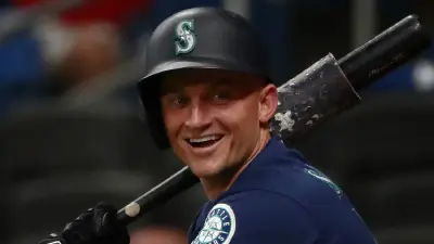 Kyle Seager holding a bat