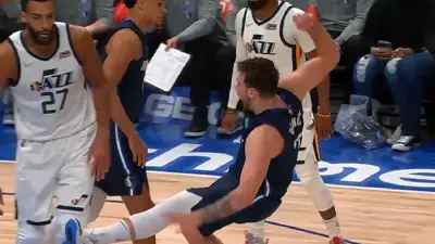 Luka Doncic flops