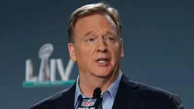 Roger Goodell at the podium