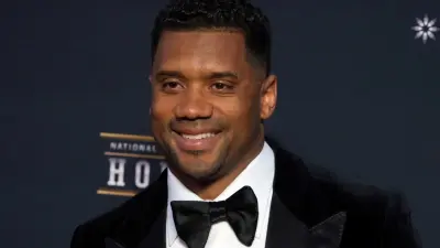 Russell Wilson in a tuxedo