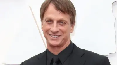 Tony Hawk smiling
